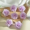 X 5,5cm Gotas de Orvalho Simuladas Gotas de Água Flores Simuladas Rosa Flor de Pulso DIY Cabeça de Rosa Flor Artificial Caixa de Presente