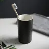 Taza para Cepillo de Dientes Estilo Nórdico Ins Set de Tazas para Enjuague Bucal Simple Moderno Par de Tazas de Baño para Pareja Cerámica Creativa Par Doméstico
