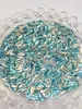 Decoraciones Súper Brillantes para Uñas Swarovski Corte de Borde Forma de Lágrima Pequeñas Blancas Color Mixto Lágrima Larga Rhinestone de Fondo Plano Accesorios para Uñas