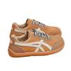 Tênis de Treino Alemão de Solado Grosso Feminino 2025 Primavera Novo Retrô Combinação de Cores Versátil Estilo Coreano Sapatos Birkenneth Tênis Casuais Maillard