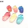 Explosivo punto cristal gota pegamento resina brillo degradado koi antiguo DIY accesorios colgante colgante tejido a mano