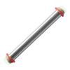 Rodillo cruzado en stock de 17 pulgadas de acero inoxidable de espesor ajustable rodillo con escala superficie de cuero herramienta para amasar