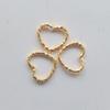 DIY hecho a mano anillo conector llavero tocado aretes accesorios de joyería repujado anillo abierto cerrado corona