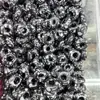 Contas de cristal natural ágata jade com furo grande 5*10mm contas de ábaco acessórios para colar pulseira DIY feitos à mão