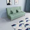 Sofá cama pequeño para apartamento, sofá plegable, diseño todo en uno para uso doméstico, adecuado para apartamentos de alquiler, tiendas, dormitorios y salas de estar; cama plegable de tela simple