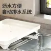 Escurridor de platos de cocina de acero inoxidable, organizador de doble capa para tazones y platos con bandeja de goteo, portacuchillos y palillos, almacenamiento en encimera y escurridor de platos