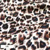 Tela de Satén con Estampado de Leopardo Clásico, Tela de Forro de Satén Fluido para Ropa, Tela para Pañuelos, Zapatos, Accesorios para el Cabello y Ropa de Mascotas