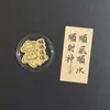 Pegatinas para Teléfono de Oro Puro 999 con los Doce Animales del Zodiaco: Caballo, Mono, Oveja, Rata, Dragón, Regalos Promocionales de Transmisión en Vivo, Diseños Personalizados
