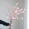 Avançado Toque Inteligente Sem Folhas Salgueiro Crisântemo Novo Estilo Chinês Sala de Estar Flor Artificial Ornamentos Decorativos Mesa de Jantar Flor Conjunto de Flores Adereços para Fotos de Flores Flor