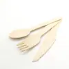 Cucharas de madera desechables, cucharas para pastel de cumpleaños, cucharas de madera para helado, cucharas de madera para postre, accesorios, vajilla para fiestas