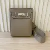 Bolsa de Peito de Couro de Vaca de Camada Única Nova Togo Transfronteiriça Mochila de Grande Capacidade de Ombro Único Unissex Versátil Bolsa da Moda