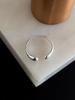 Anillo abierto de alta calidad para mujer, nuevo estilo, plata de ley 925, diseño simple, anillo de dedo de alta calidad, joyería