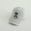 Gorra de secado rápido para niños, lindo oso de dibujos animados, visera, gorra de béisbol, sombrero de sol fino de verano japonés y coreano, comercio exterior