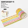 Série Sol de Primavera Caixa Floral Colorida Fita Washi Material para Diário DIY Bordas de Colagem Adesivos