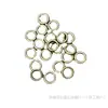 Accesorio Estilo Xizang Círculo de Latón Anillo Corredizo Separador Cuenta Conector Ojal Hecho a Mano DIY Bucle Cerrado Accesorio Vintage