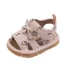 Sandalias de Verano para Bebé Niña Estilo Nuevo con Punta Abierta, Zapatos para Niños Pequeños Antideslizantes de Suela Suave, Zapatos de Princesa con Lazo de Dibujos Animados, Zapatos que Chirrían
