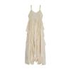 Vestido Suspensório de Férias na Costa Francesa para Mulheres, Vestido de Praia de Verão, Estilo Suave, Primeiro Amor, Super Fada, Vela Longa, Vela Excelente