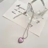 Estilo Japonês e Coreano ins Tendência Doce Personalidade Cor Amor Colar Estilo Frio Doce Tabuleiro de Xadrez Xadrez Corrente de Contas Corrente da Clavícula