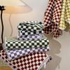 Toalha de Banho Pied-de-Poule Toalha de Praia Xadrez Retrô Toalha de Banho Doméstica Super Macia Absorvente Veludo Coral Atacado