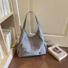 Bolso cruzado ligero de gran capacidad de moda transfronterizo, bolso de tela impermeable de moda para el día a día, bolso de hombro casual simple y elegante para mujer