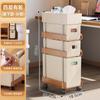 Gabinete de Almacenamiento Debajo del Escritorio de Oficina Tipo Cajón Multicapa con Ruedas Estantería de Almacenamiento para Libros, Papelería, Bocadillos, Juguetes para Dormitorio Estudiantil