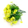 Eucalipto Artificial de la Mañana Gloria de la Mañana Gloria Ramo de Flores Artificiales de 7 Puntas Decoración para el Hogar y Exteriores Venta al por Mayor