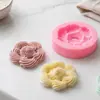 Molde de Silicona para Velas Aromáticas con Olas del Océano, Molde para Hornear, Decoración de Pastel de Fondant y Chocolate