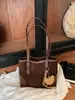 Bolsa de gran capacidad para el día a día, bolso tote retro mate otoño/invierno, estilo coreano, moderno y versátil bolso de hombro para mujer
