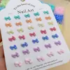 Accesorios Coloridos de Resina para Uñas Lazo Accesorios DIY para Uñas Pendientes Funda de Teléfono Móvil Accesorios de Uña Portátiles