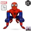 Globo de película de aluminio con temática de superhéroe Spiderman, diseño pequeño de patchwork 4D para decoración de fiestas de cumpleaños