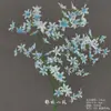 Flores Artificiais Azuis para Casamento Flores Falsas de Teto Decoração de Casamento Parede de Flores Arranjo de Flores de Chão para Casamento Materiais para Arranjo de Flores de Seda
