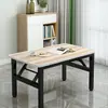 Mesa Baixa, Mesa de Jantar Retangular Dobrável, Mesa de Jantar para Casa de Aluguel e Dormitório, Mesa Pequena de Chão, Mesa Simples para Barraca, Mesa Quadrada para Exterior