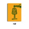 Pintura Decorativa de Cóctel Estilo Preppy Más Vendida en Amazon Pintura Artística para Carrito de Bar Pintura sin Marco Happyhour Núcleo