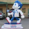 Escultura IP luminosa de PRFV personalizada mascote de grande empresa figura de desenho animado fábrica de origem instalação no local