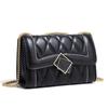 Bolsas para Mulheres 2025 Nova Popular Bolsa Transversal Pequena Preta Bolsa de Corrente Matelassê Feminina Bolsa de Ombro Versátil da Moda para Mulheres