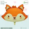 Globos de papel de aluminio con cabeza de animal linda estilo caricatura, nuevos, transfronterizos, decoraciones y suministros para fiestas de cumpleaños de niños y bebés