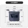 Fogareiro de Álcool Líquido Mini para Exterior, Ultraleve e Portátil, Fogareiro Dobrável para Acampamento e Piquenique, Fogareiro para Churrasco, Fogareiro para Ferver Água