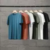 Camiseta Casual Masculina Elástica com Gola Redonda, Macia e Delicada para o Verão, Secagem Rápida e Respirável, Manga Curta Versátil para Esportes ao Ar Livre