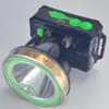 Faro de cabeza de alta potencia para conducción en el mar, faro de buceo y pesca impermeable, lámpara de iluminación mini portátil de luz fuerte