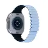 Adecuado para Apple Watch con Correa Magnética de Bambú y Silicona Correa iWatch S9Ultra1-8 Generación Procesamiento Personalización