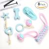 Juguete para Masticar para Perros Más Popular de Amazon Cuerda Nudo para Mascotas Molar Cachorro Alivio Aburrimiento Juguete para Cachorros No Masticable Set