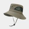Chapéu de secagem rápida feminino com costura de malha respirável proteção solar ao ar livre chapéu de sol chapéu de pesca masculino chapéu de sol à prova d'água