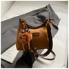 Bolso de Axila Popular de Moda para Mujer 2025 Nuevo Retro Textura Mate Bolso Cruzado Gran Capacidad Bolso de Hombro para Viajes