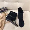 Novas Botas Vintage Primavera/Verão para Mulheres, Botas Curtas, Saias de Nicho, Sandálias Romanas, Sandálias Bootcut, Coleção 2026