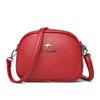 Bolso de Moda de Marca ins de Cuero Suave para Teléfono Móvil 2021 Estilo Coreano Estilo Occidental Pequeño Bolso Redondo Multicapa Bolso de Mano de Mujer Moderno para Combinar con Todo Bolso de Hombro