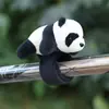 Decorações para Bicicleta Carro Elétrico panda deitado moto boneco de moto pequeno pingente raquete anel anel de pressão ornamentos