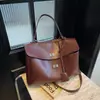 Primavera 2026 Nuevo Estilo Europeo y Americano Simple Gran Capacidad Casual Hebilla de Cierre Bolso Grande Bandolera Moda Tendencia Bolso Cruzado Bolso de Mujer