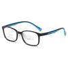 Gafas de protección contra la luz azul HD para niños, montura de silicona, gafas profesionales sin titulación, para estudiantes de 7 a 10 años