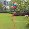 Pendente decorativo externo balão de ar quente catavento nuvem balão de ar quente arco-íris colorido moinho de vento área cênica Jardim atacado