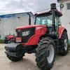 Tractor de cuatro ruedas Dongfanghong LY1204-L tractor agrícola diésel de tracción en las cuatro ruedas con cambio de potencia y tanque de combustible grande